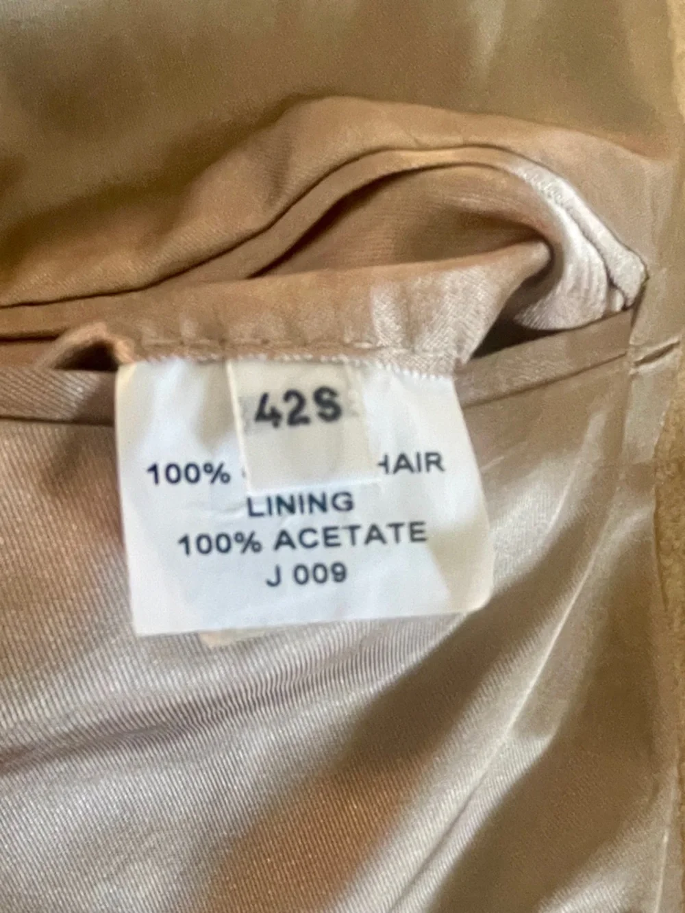Men's Camel Wool Blazer - Classic Single-Breasted Jacket
